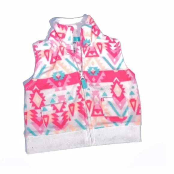 Lot of 3 kids fleece sweaters Sz 6 M - Picture 10 of 15